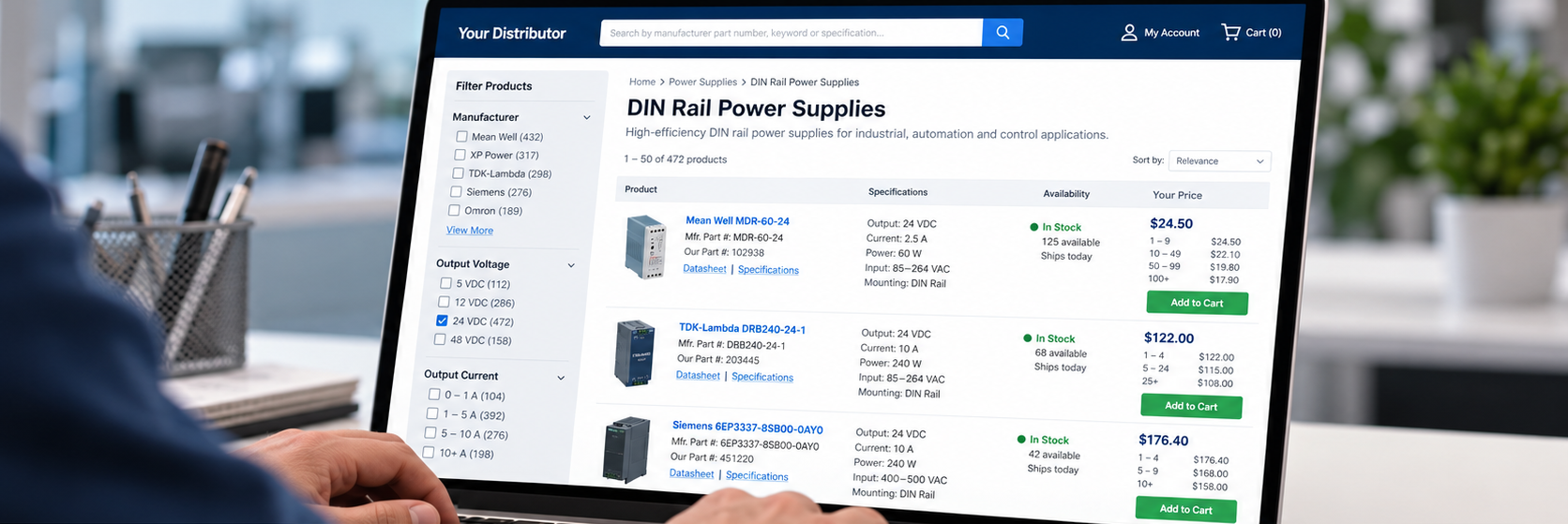 Distributor E-Commerce